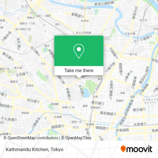 Kathmandu Kitchen map