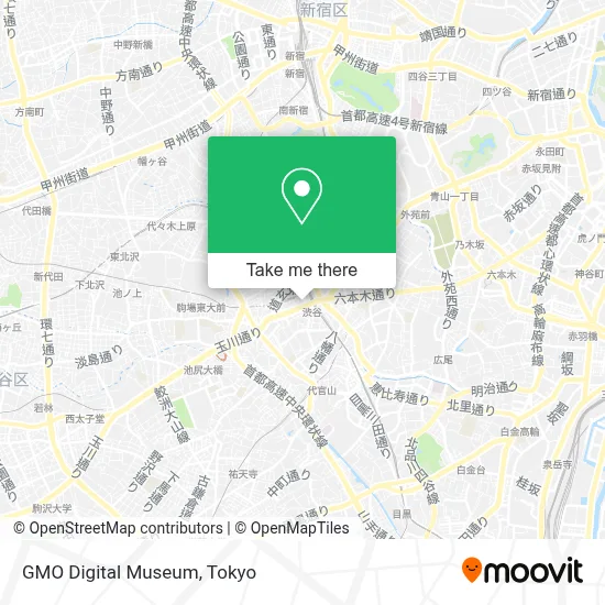 GMO Digital Museum map