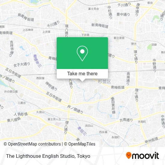 The Lighthouse English Studio map