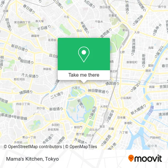 Mama's Kitchen map