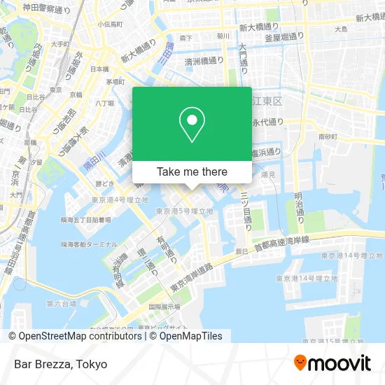 Bar Brezza map