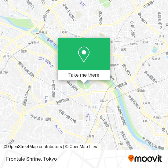Frontale Shrine map