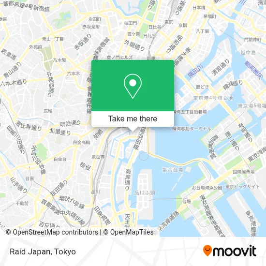 Raid Japan map