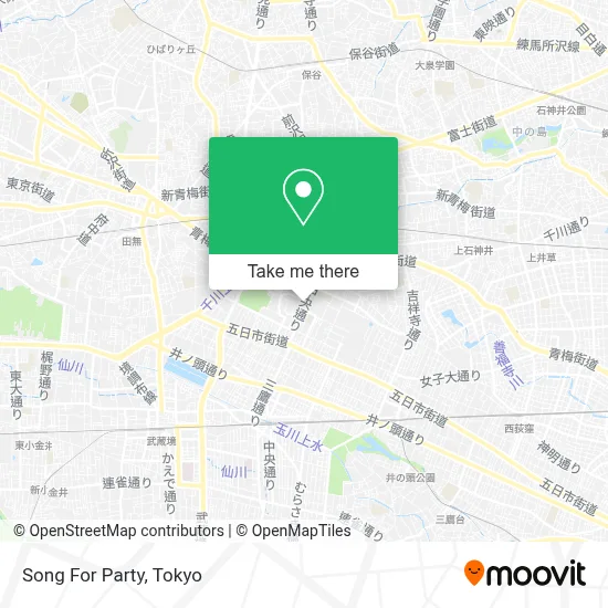 Song For Party map