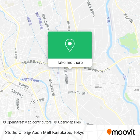 Studio Clip @ Aeon Mall Kasukabe map