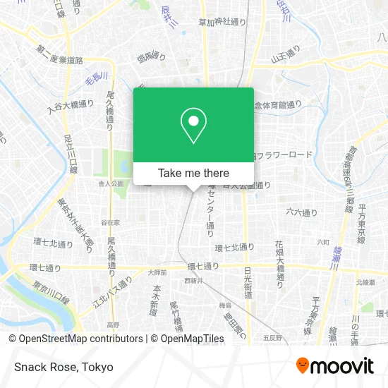 Snack Rose map