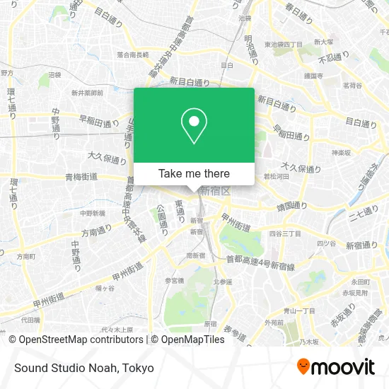 Sound Studio Noah map