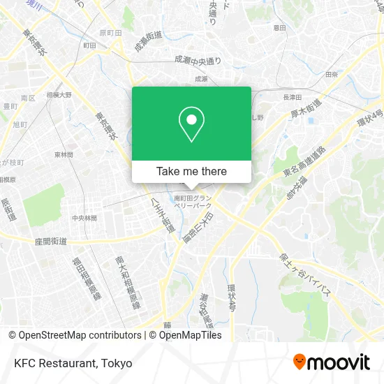 KFC Restaurant map