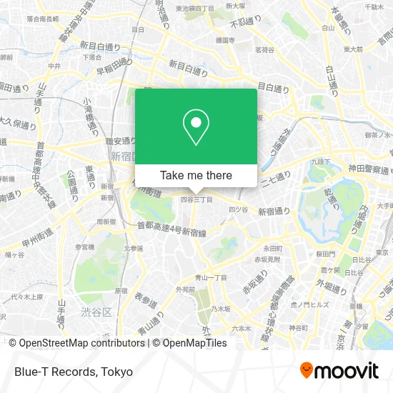 Blue-T Records map
