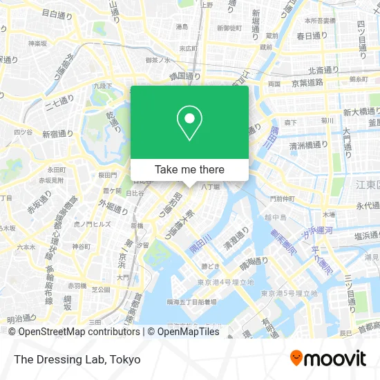 The Dressing Lab map