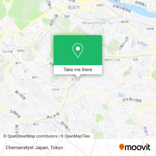 Chemanalyst Japan map