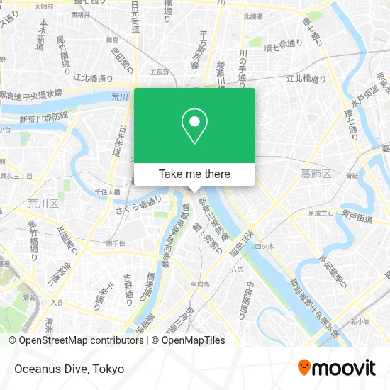 Oceanus Dive map