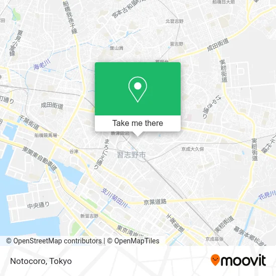 Notocoro map