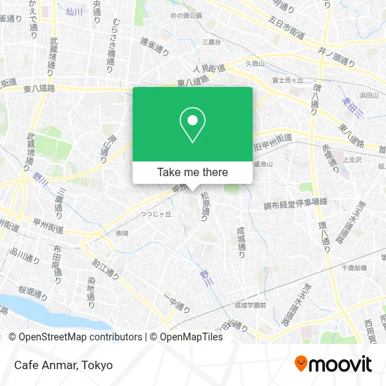 Cafe Anmar map