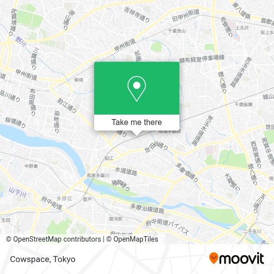 Cowspace map