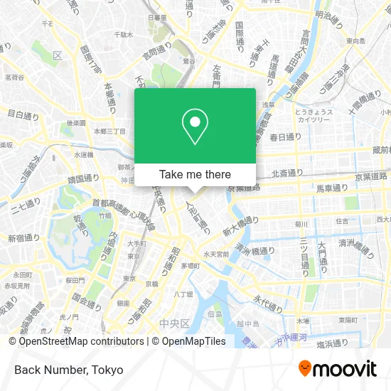 Back Number map