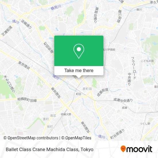 Ballet Class Crane Machida Class map