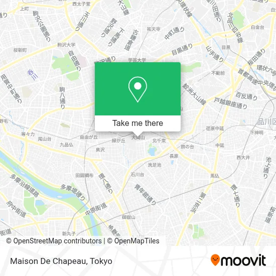 Maison De Chapeau map