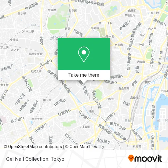 Gel Nail Collection map