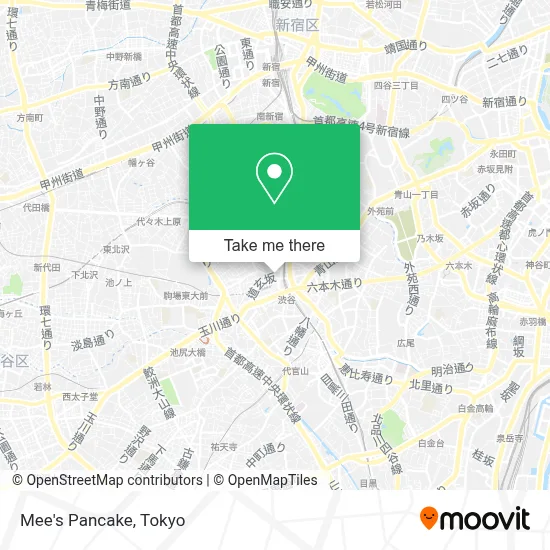 Mee's Pancake map
