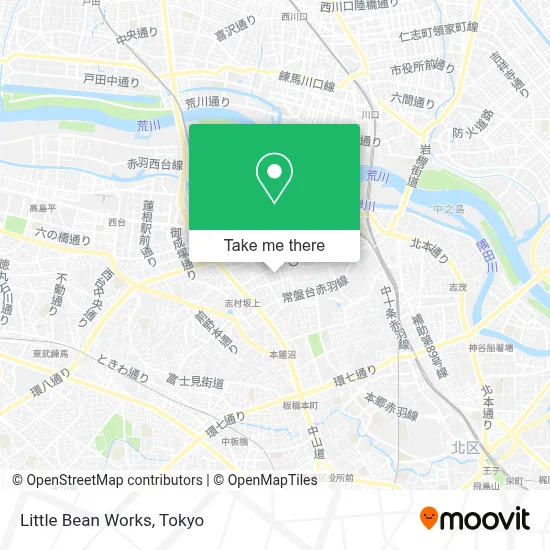Little Bean Works map