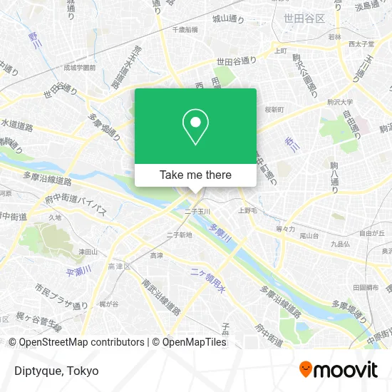 Diptyque map