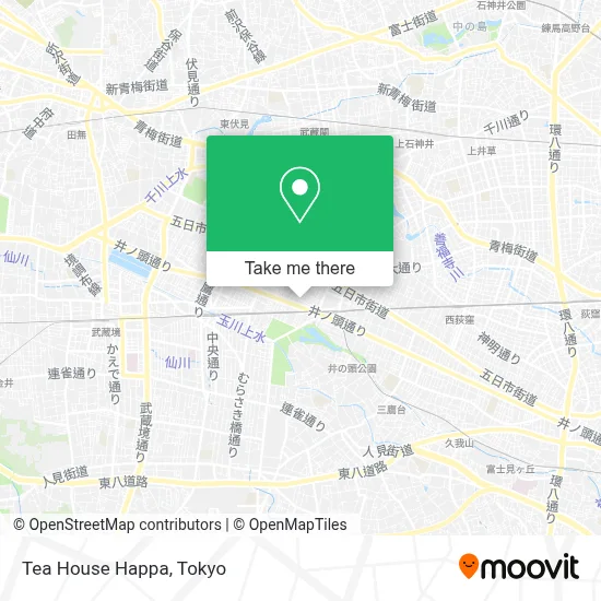 Tea House Happa map