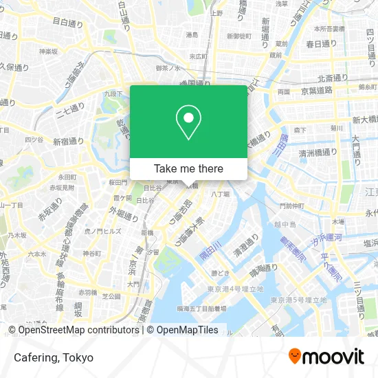 Cafering map