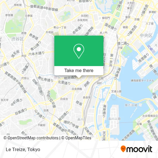 Le Treize map