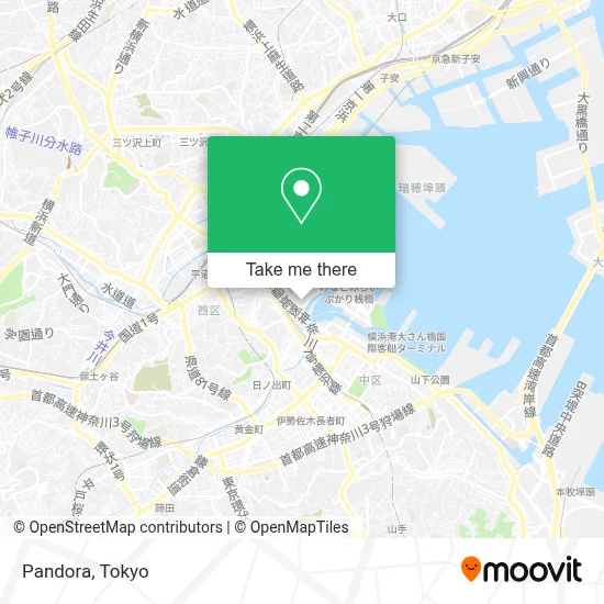 Pandora map
