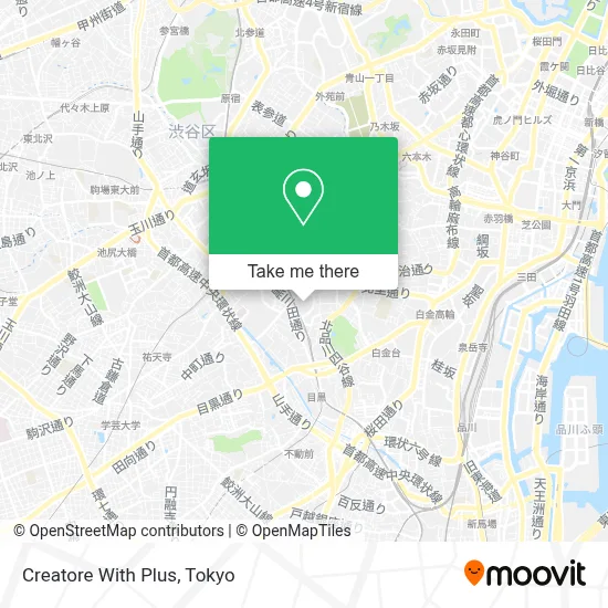 Creatore With Plus map