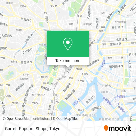 Garrett Popcorn Shops map