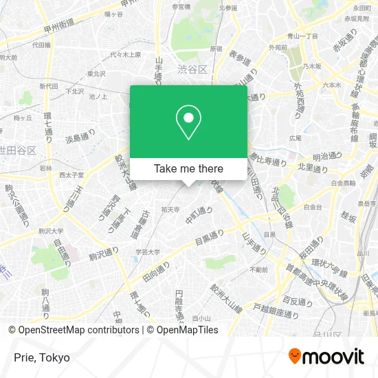 Prie map