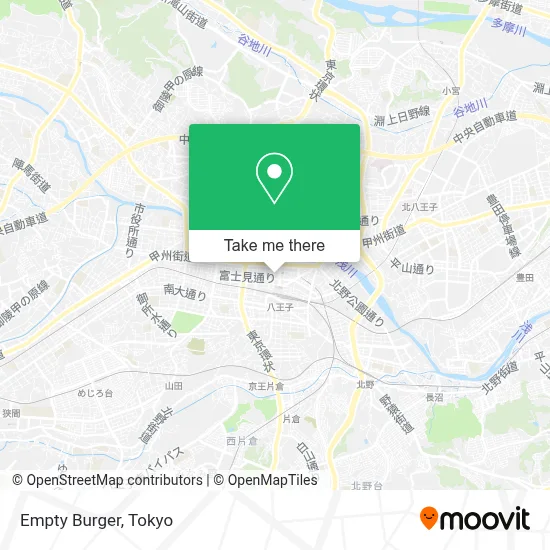 Empty Burger map