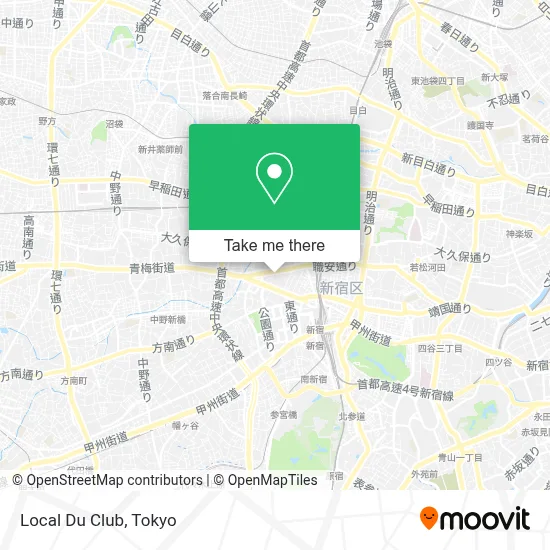 Local Du Club map