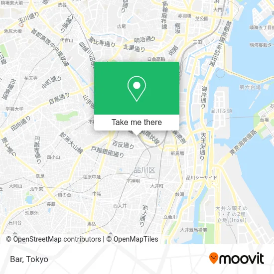 Bar map