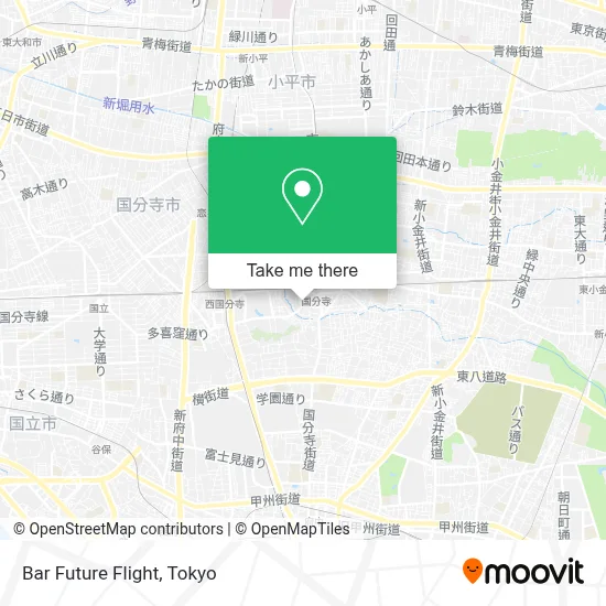 Bar Future Flight map