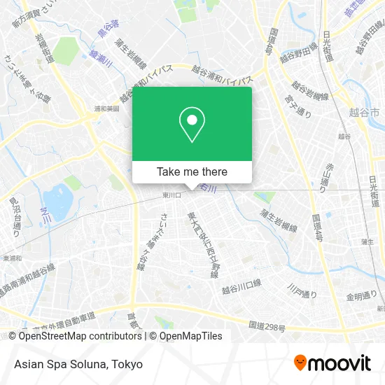 Asian Spa Soluna map