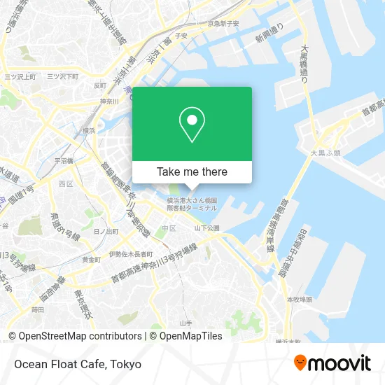 Ocean Float Cafe map