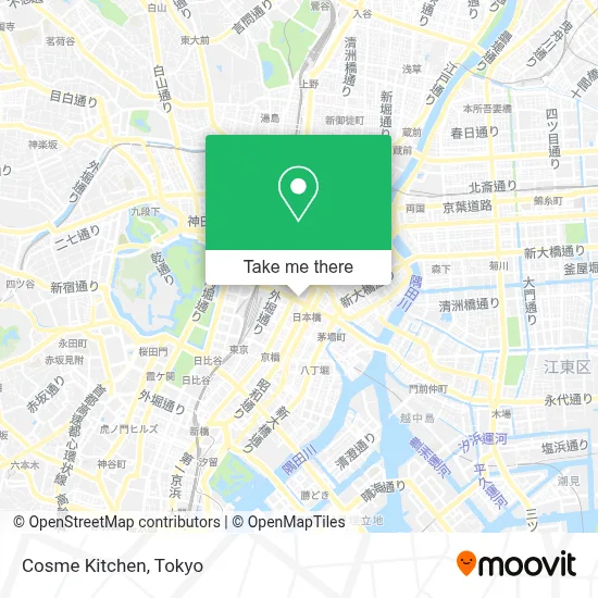 Cosme Kitchen map