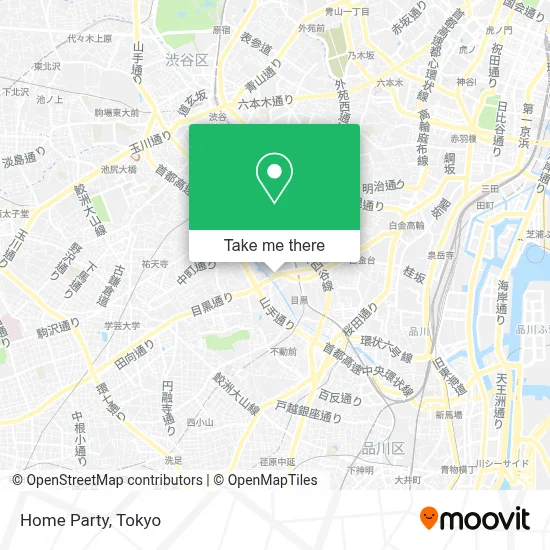 Home Party map
