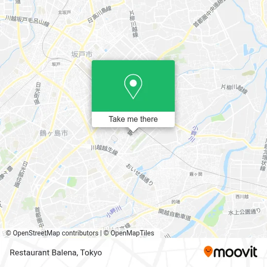 Restaurant Balena map