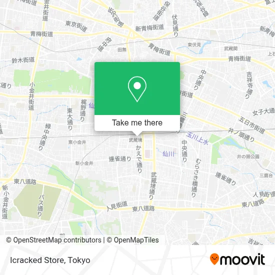 Icracked Store map