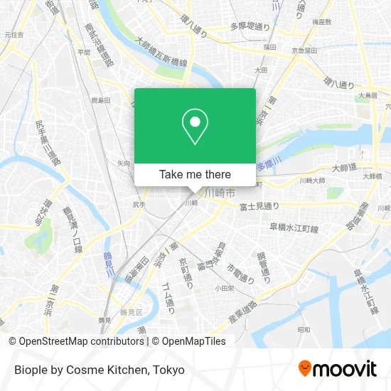 Biople by Cosme Kitchen map