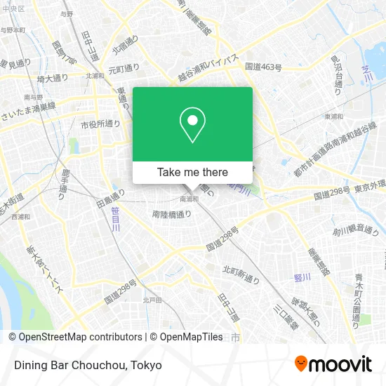 Dining Bar Chouchou map