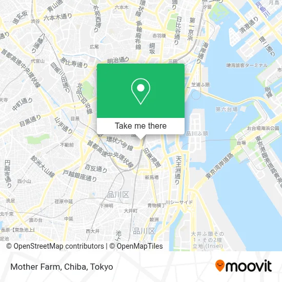 Mother Farm, Chiba map