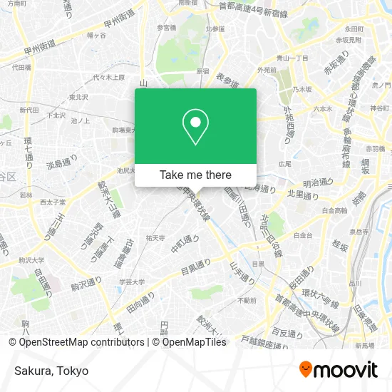 Sakura map