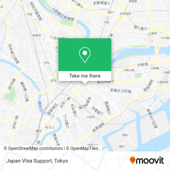 Japan Visa Support map