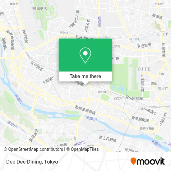 Dee Dee Dining map
