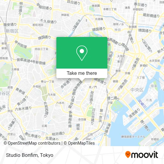 Studio Bonfim map